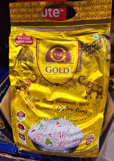Gelda Gold Basmati Rice - 1 x 6 Kilos